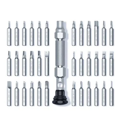 Ugreen 38-In-1 Aluminum Alloy Screwdriver Set - Silver